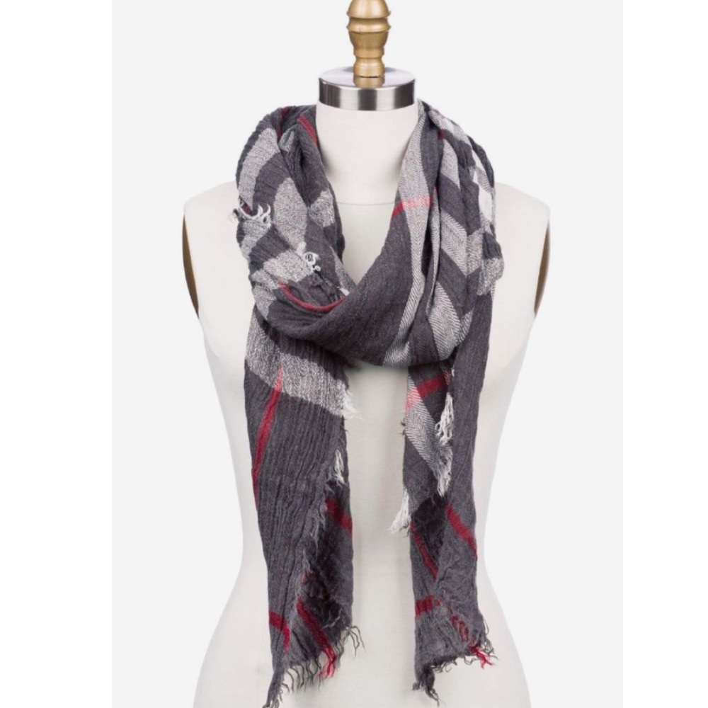Stitch Fix l Girly Amare Plaid Oblong Scarf